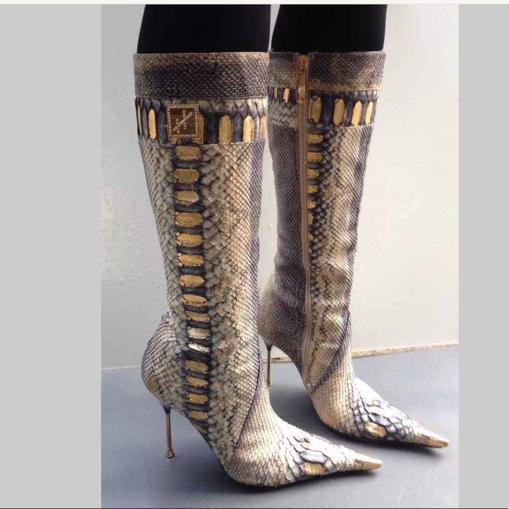 COPY - Hamlet Couture Python Boots
